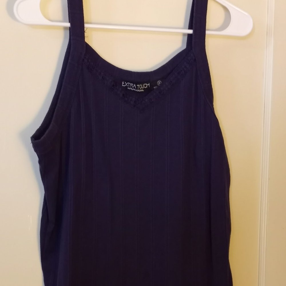 Vintage 1990s Purple Tank Top/Sweater combo size 1x